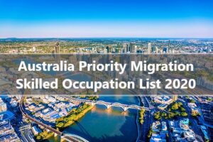 Australia Priority Migration Skilled Occupation List 2020